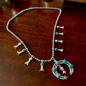 Mode Art Squash Blossom Western Style Necklace